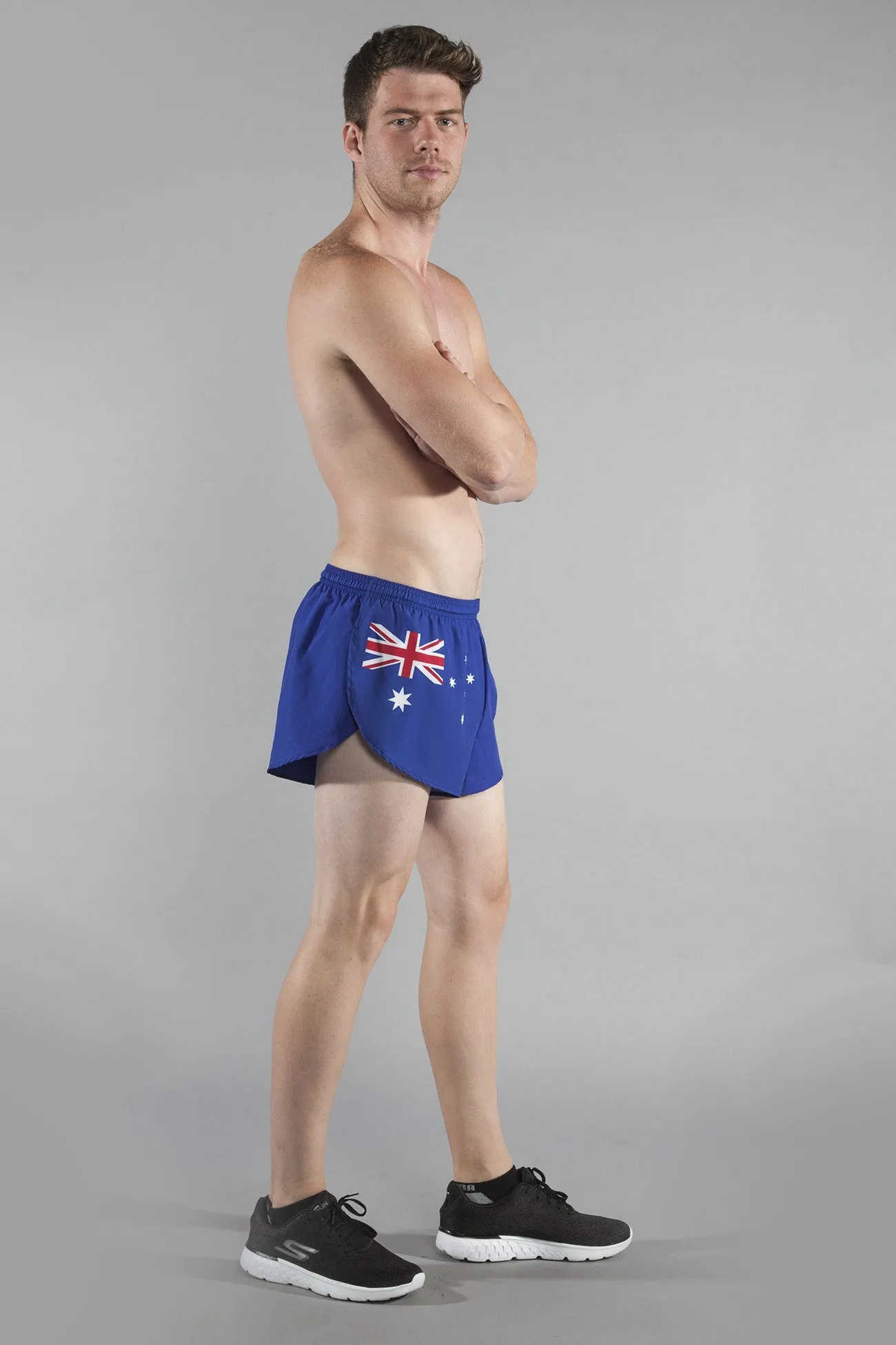 Men's 1" Elite Split Shorts- Australia