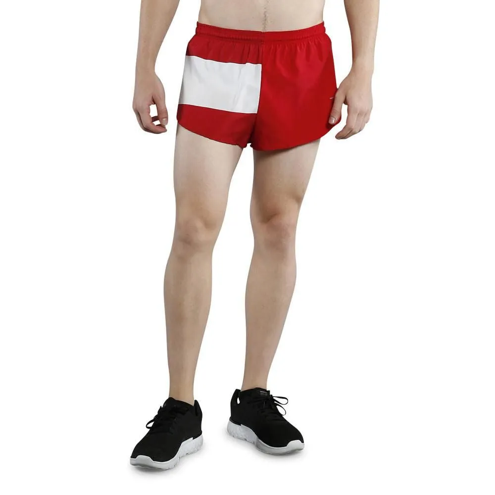 Men's 1" Elite Split Shorts- Austria