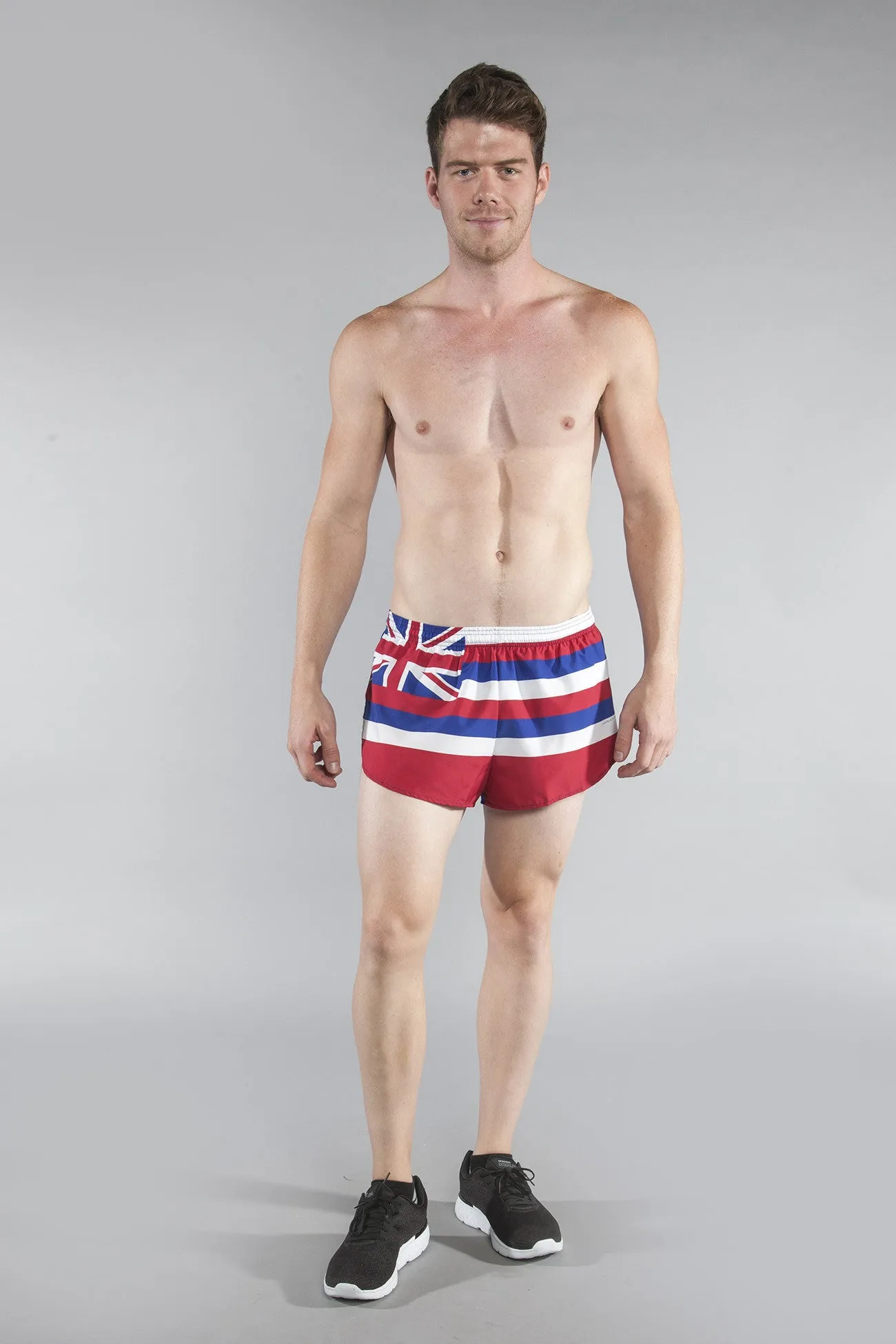 Men's 1" Elite Split Shorts- Hawaii