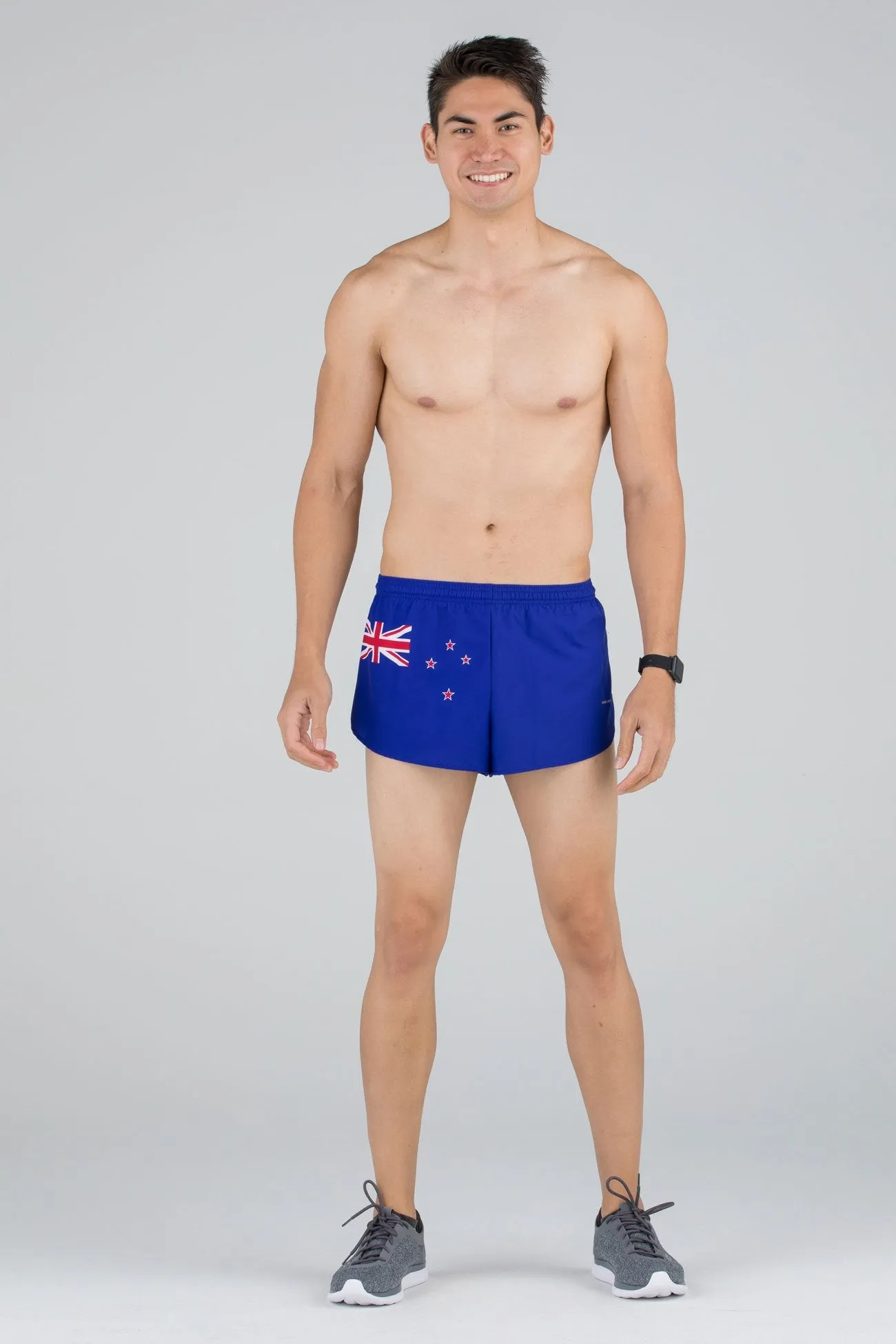 Men's 1" Elite Split Shorts- New Zealand