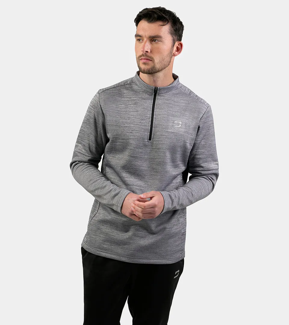 MENS ULTRA FIT MIDLAYER - GREY FLEK