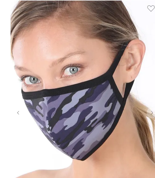 Navy Camo Unisex Mask (5)