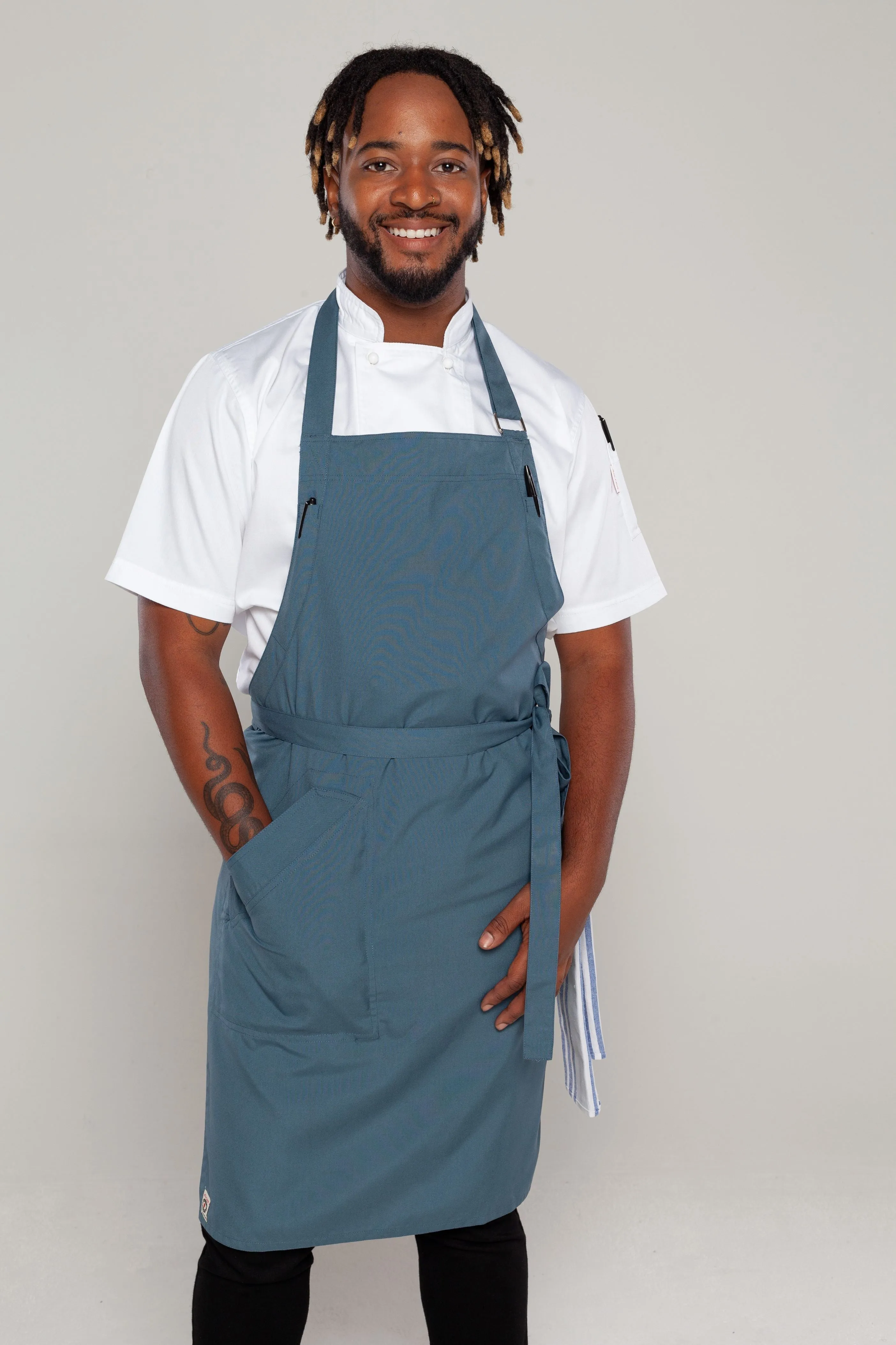 Niche Slate grey colour chef apron one size