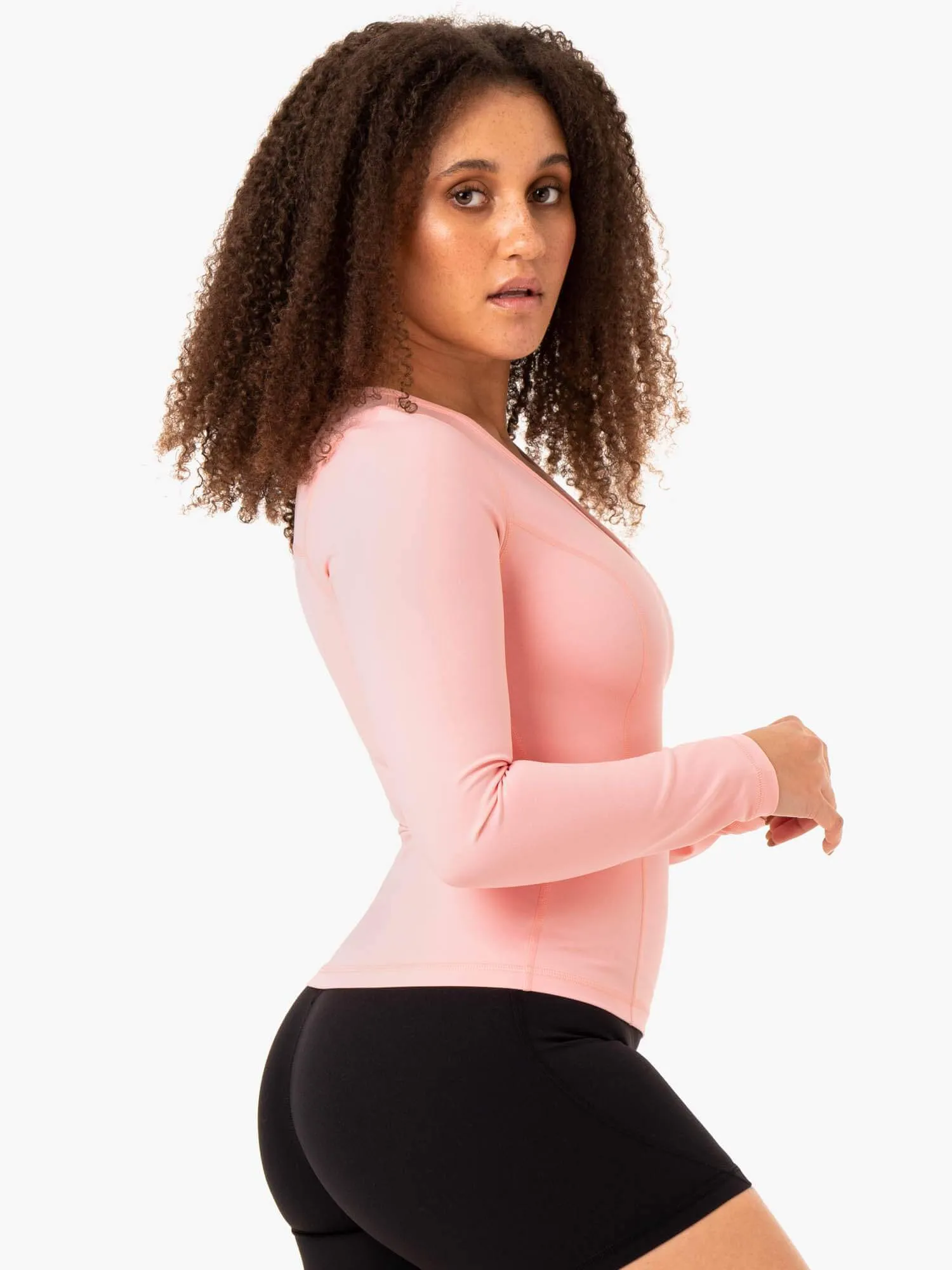 NKD Align Long Sleeve Training Top - Pink