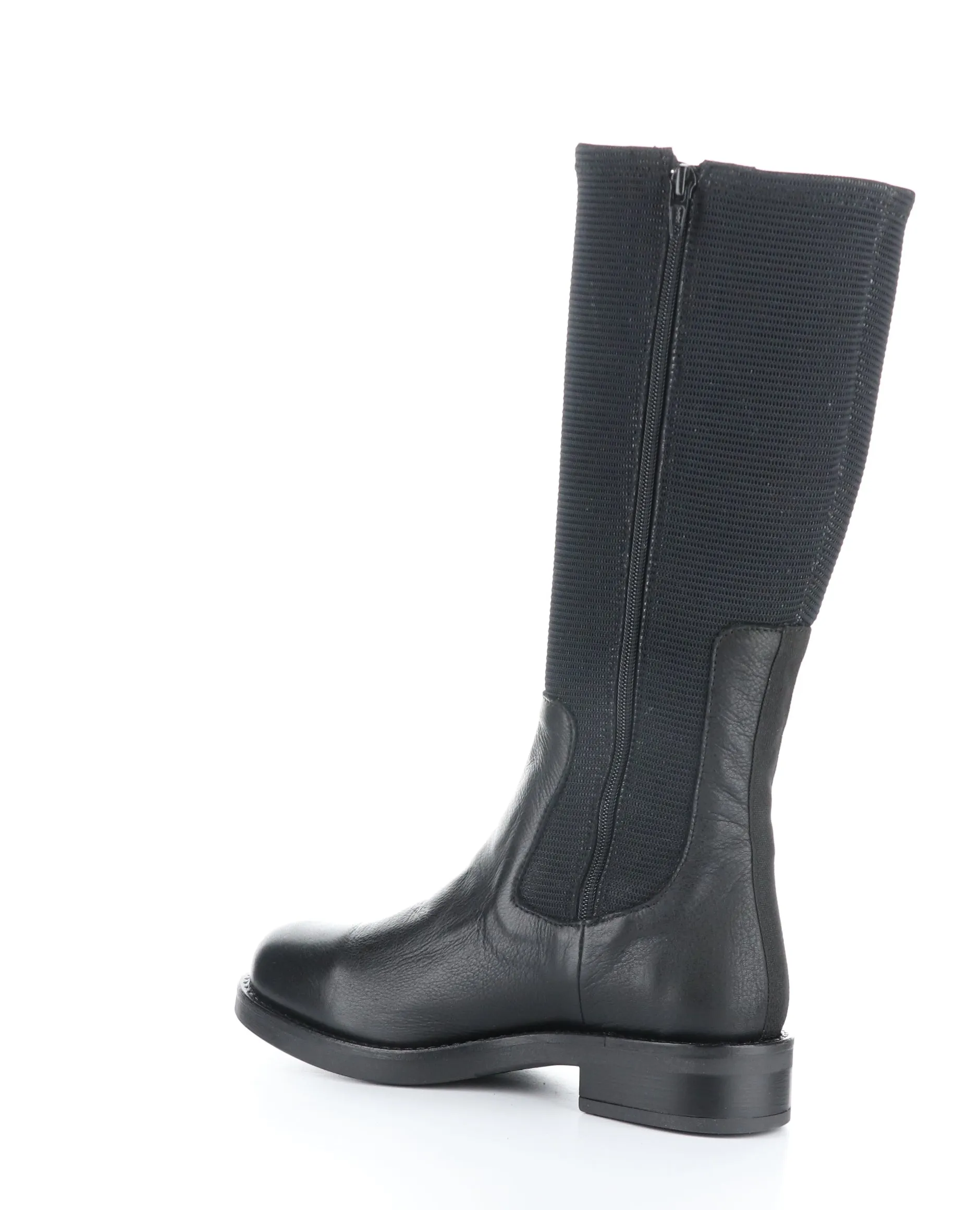 NOISE BLACK Round Toe Boots