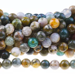 Ocean Jasper 6mm Round 15-16 Inch