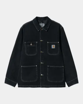 OG Chore Coat (Spring) | Black (heavy stone wash)