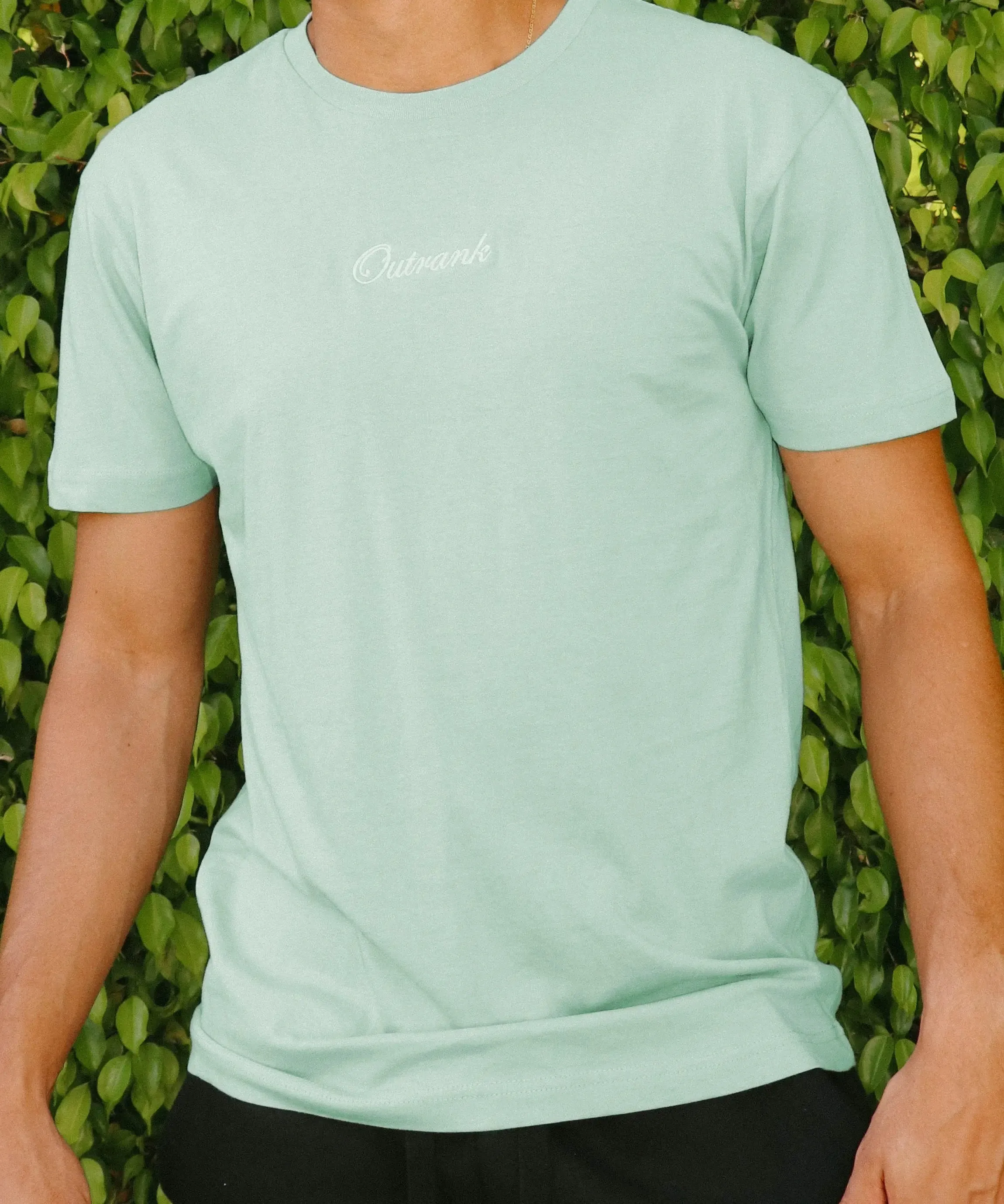 Outrank Everyday Embroidered Seafoam