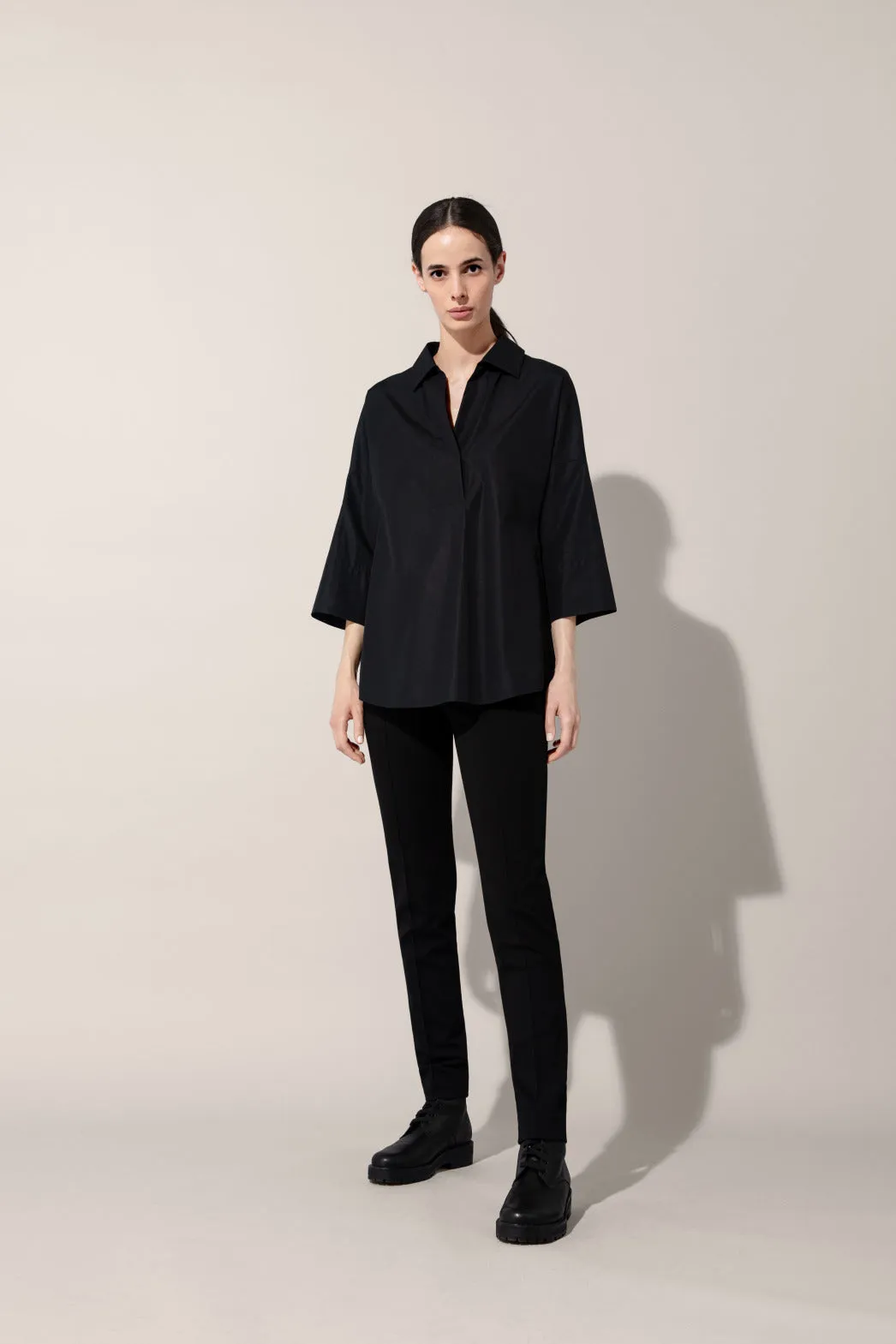 Oversize Bluse aus Baumwolle