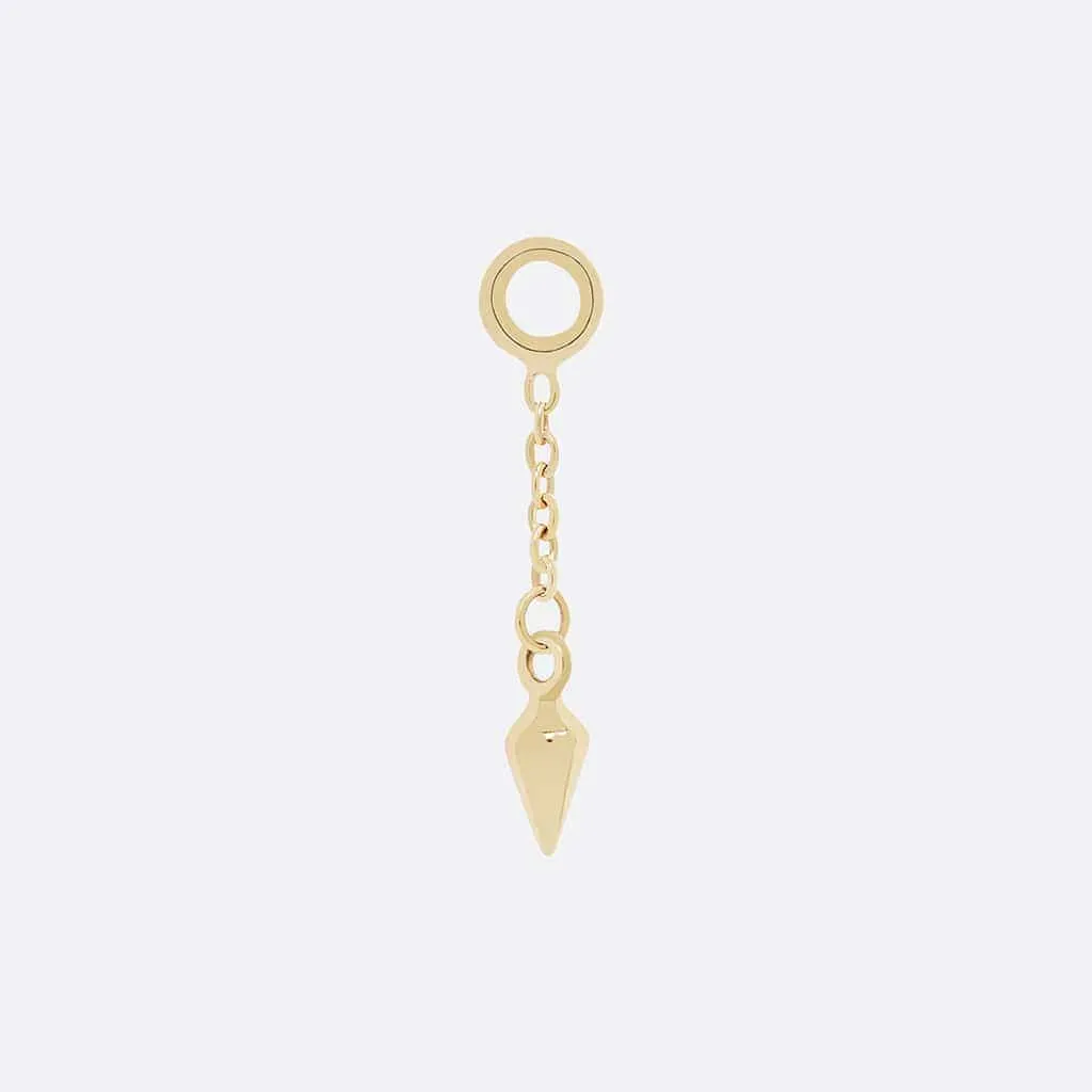 Pendulum Chain Charm - 14K YELLOW