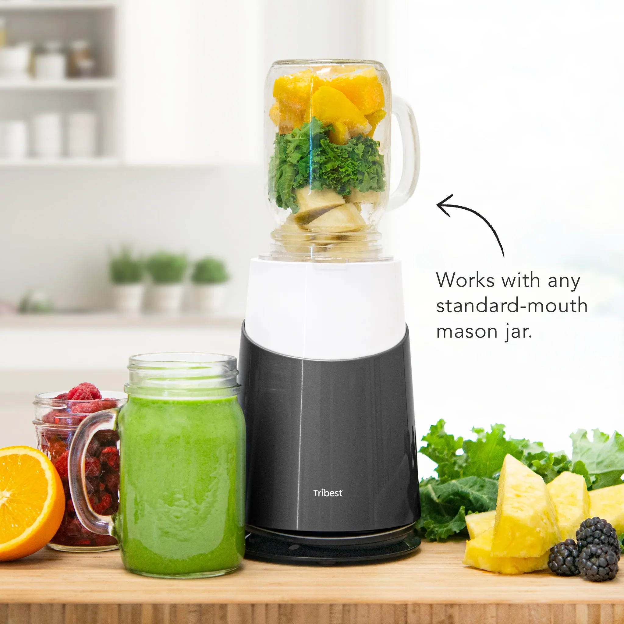 Personal Blender II Mason Jar Ready (Family 16-Piece Set)