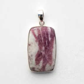 Pink Tourmaline - Pendant, Sterling Silver