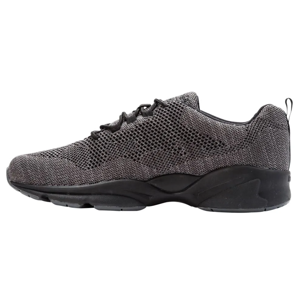 'Propet USA' Men's Stability Fly Sneaker - Lt. Grey / Dk. Grey