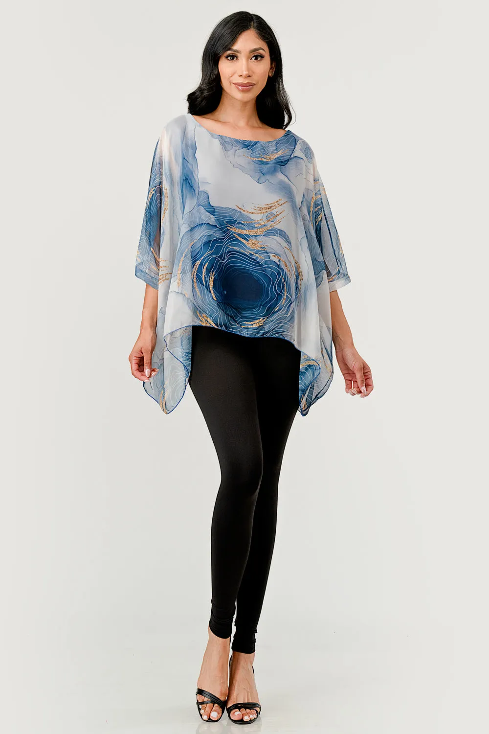 Raw Moda Italian Abstract Fodera Top