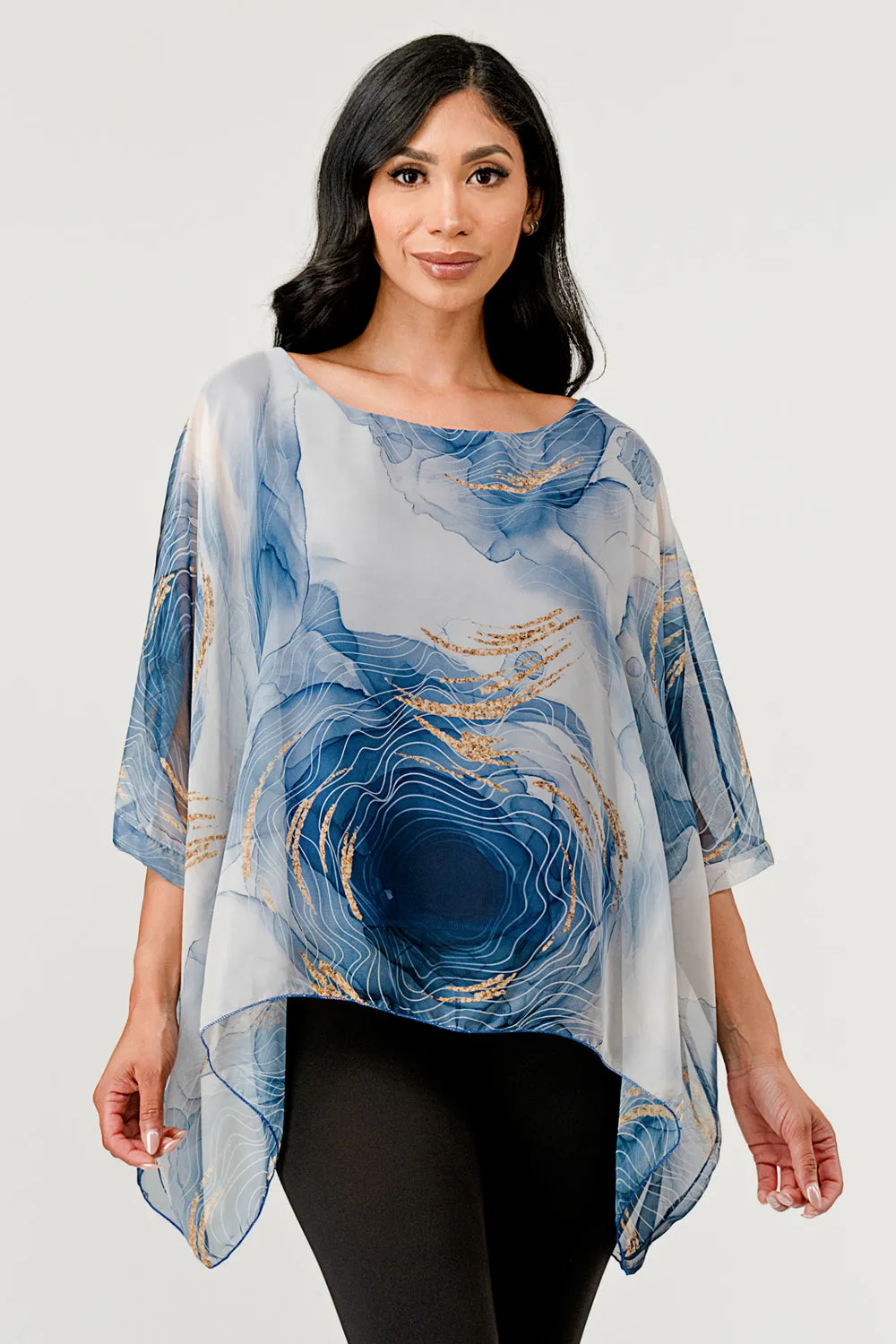 Raw Moda Italian Abstract Fodera Top