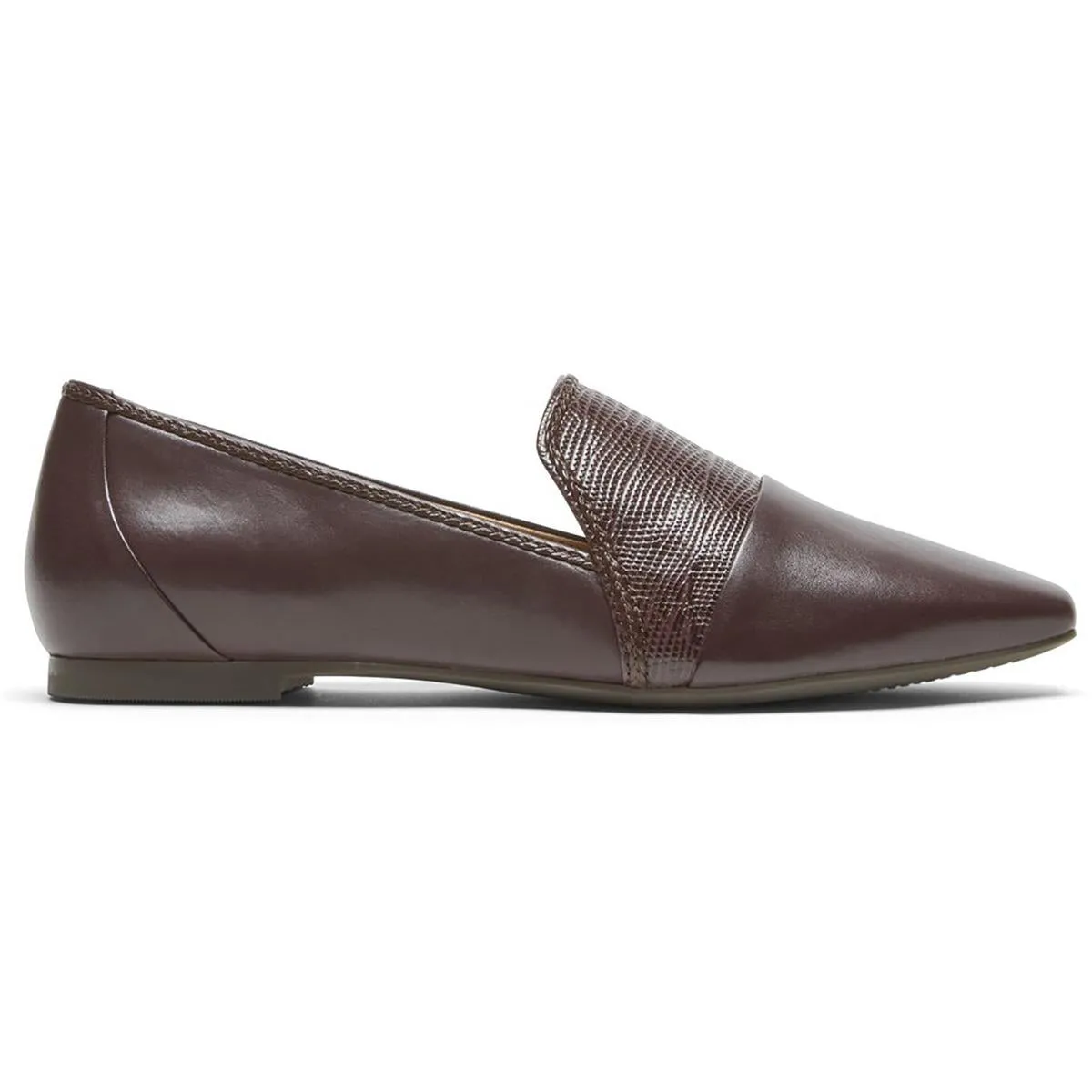 Rockport Womens TM Laylani Piece SL Leather Slip On Loafers