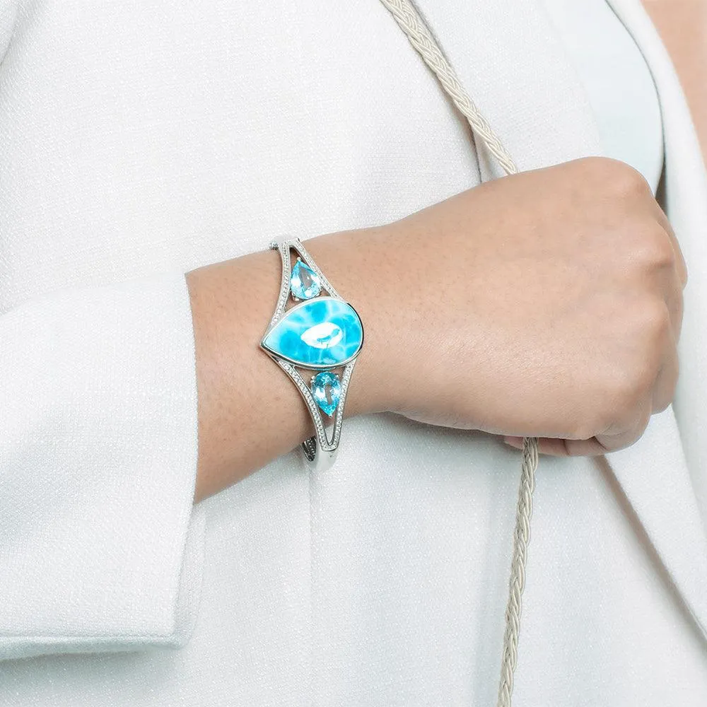 Royal Larimar Bangle