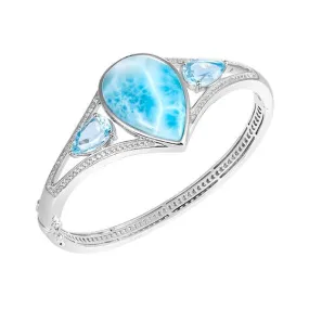 Royal Larimar Bangle