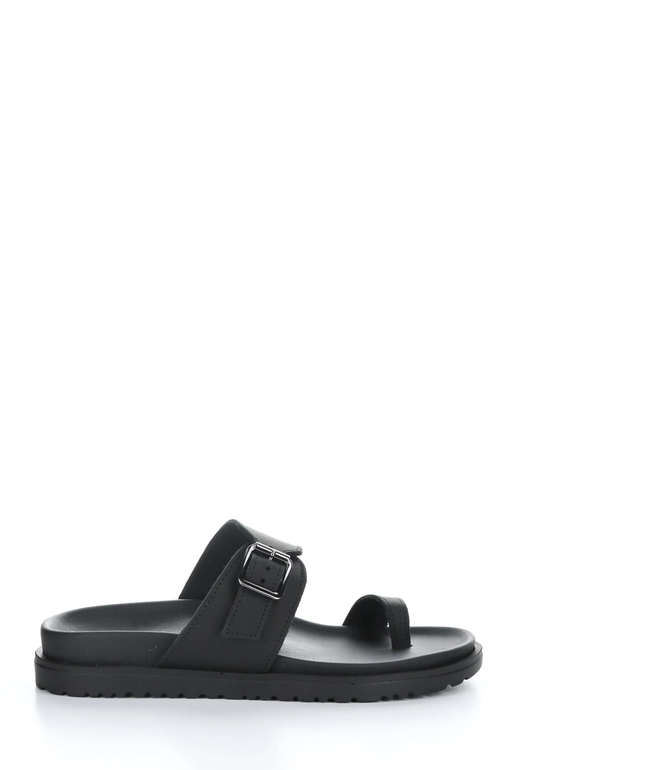 SANTO BLACK Slip-on Mules