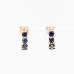 Sapphire & Diamond Rounds J Hoops