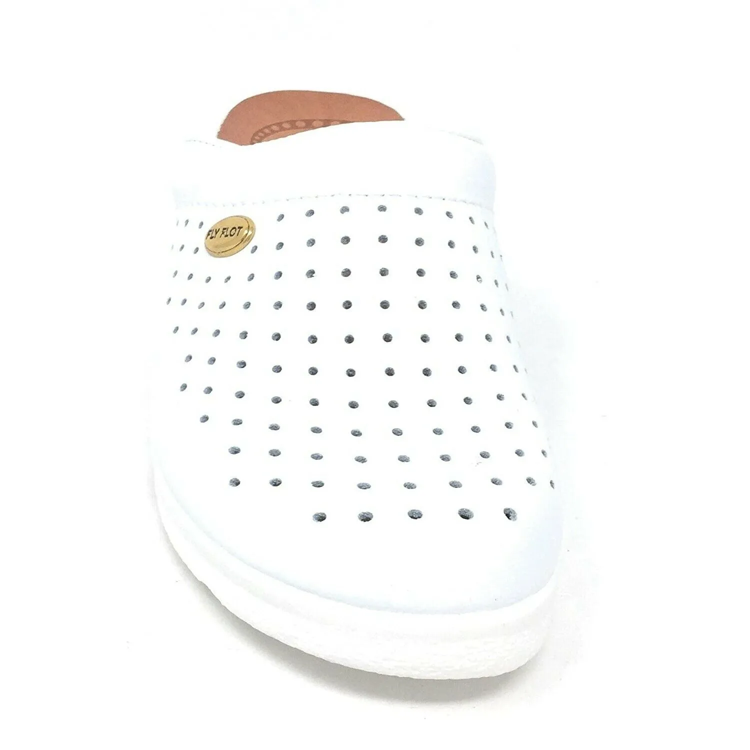 Scarpa da donna Fly Flot - Art. 8029 sabot sanitario bianco