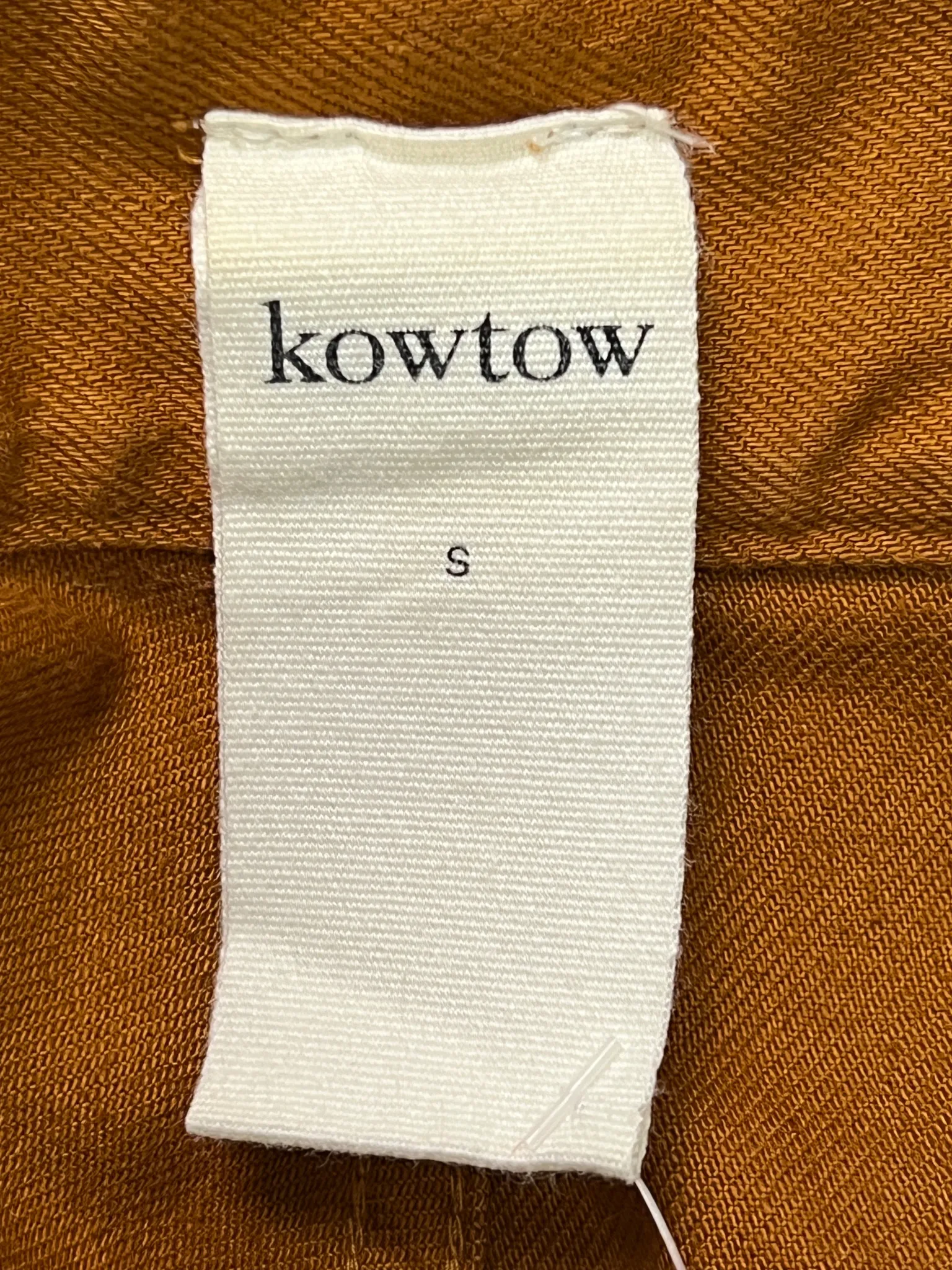 Size S - Kowtow Brass Sailor Jeans