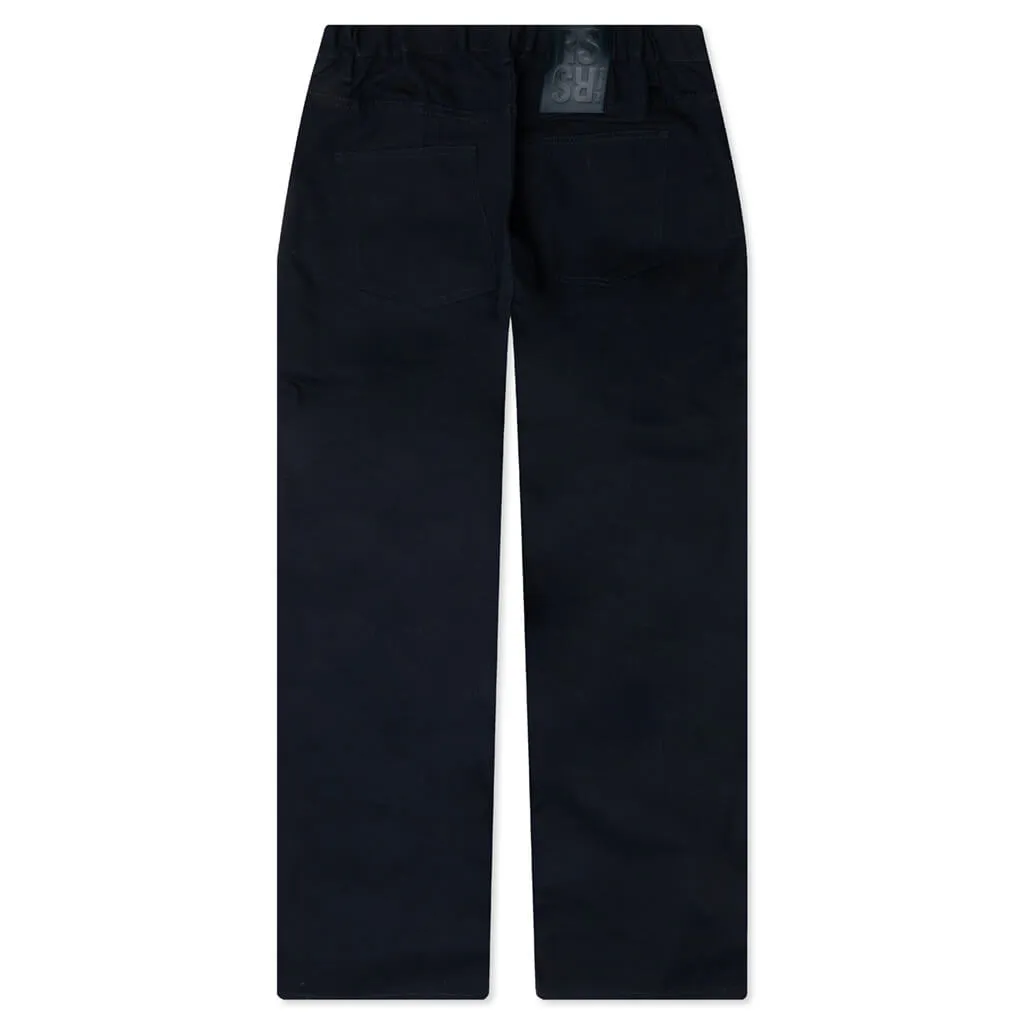 Skate Trousers with Elastic In-Waist - Dark Navy