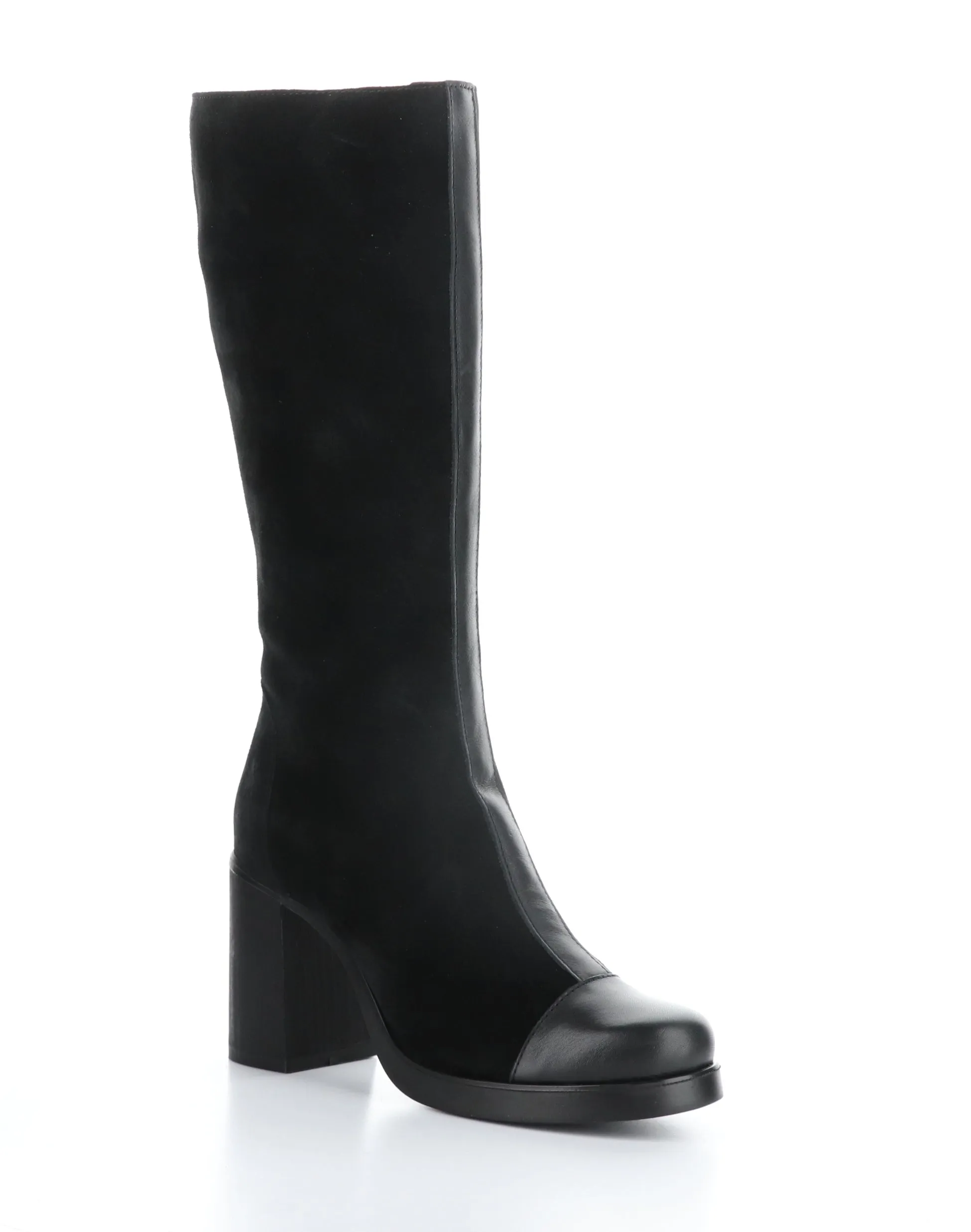 SUSI022FLY 000 BLACK Round Toe Boots