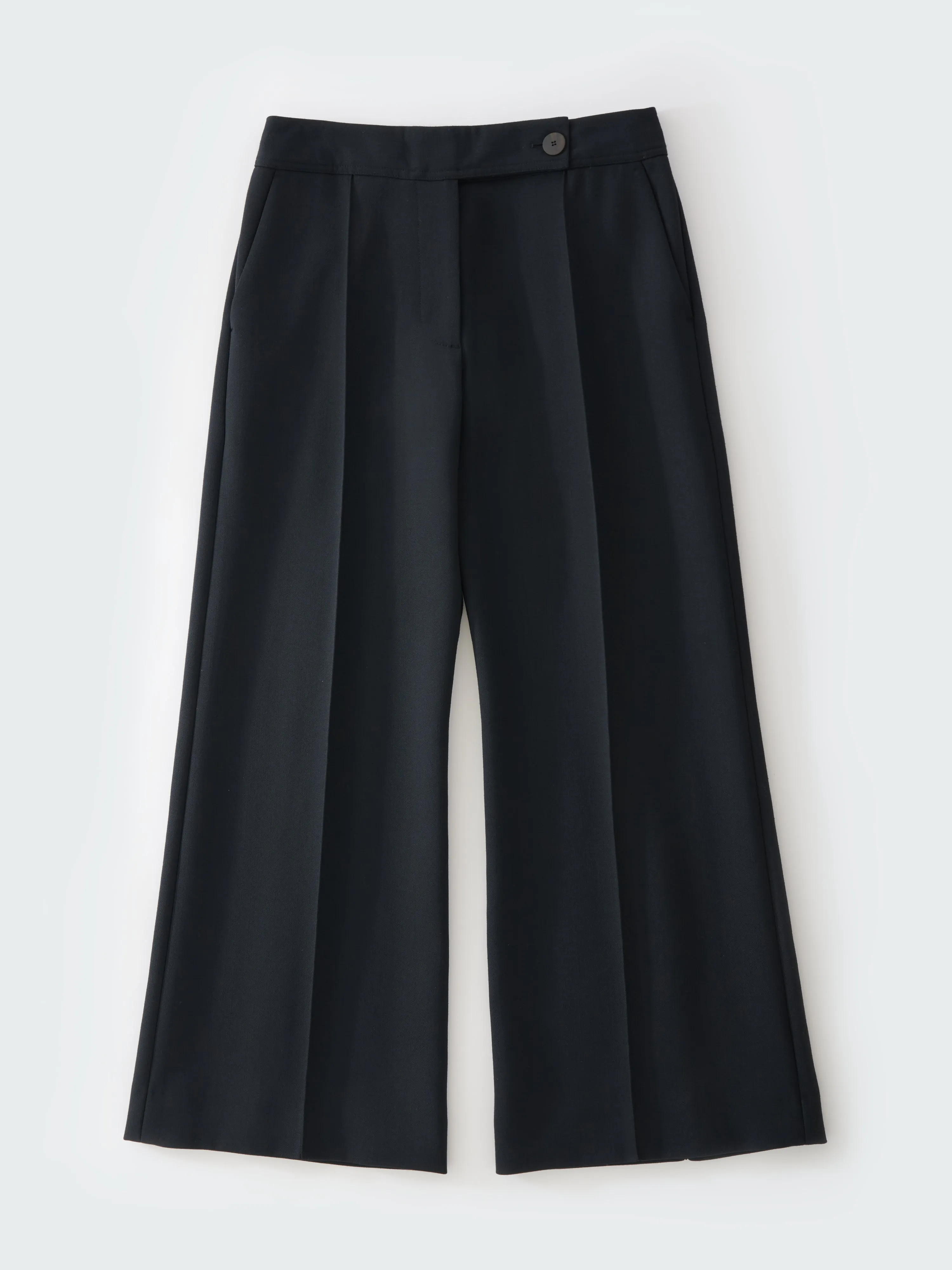 Sydney Viscose Pant in Darkest Navy