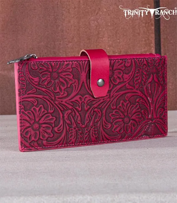 Trinity ranch tooled leather WALLET