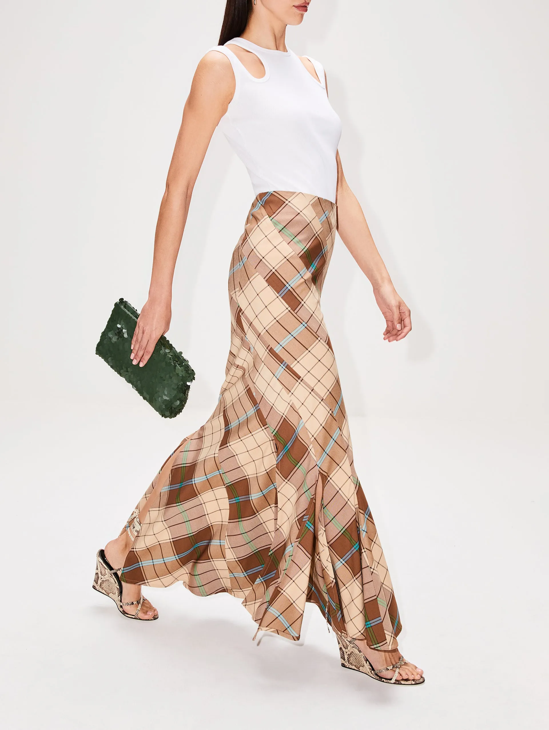 Twisted Maxi Skirt