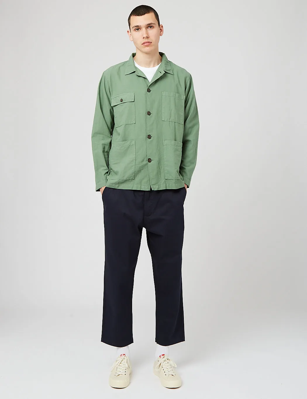 Universal Works Dockside Overshirt - Green