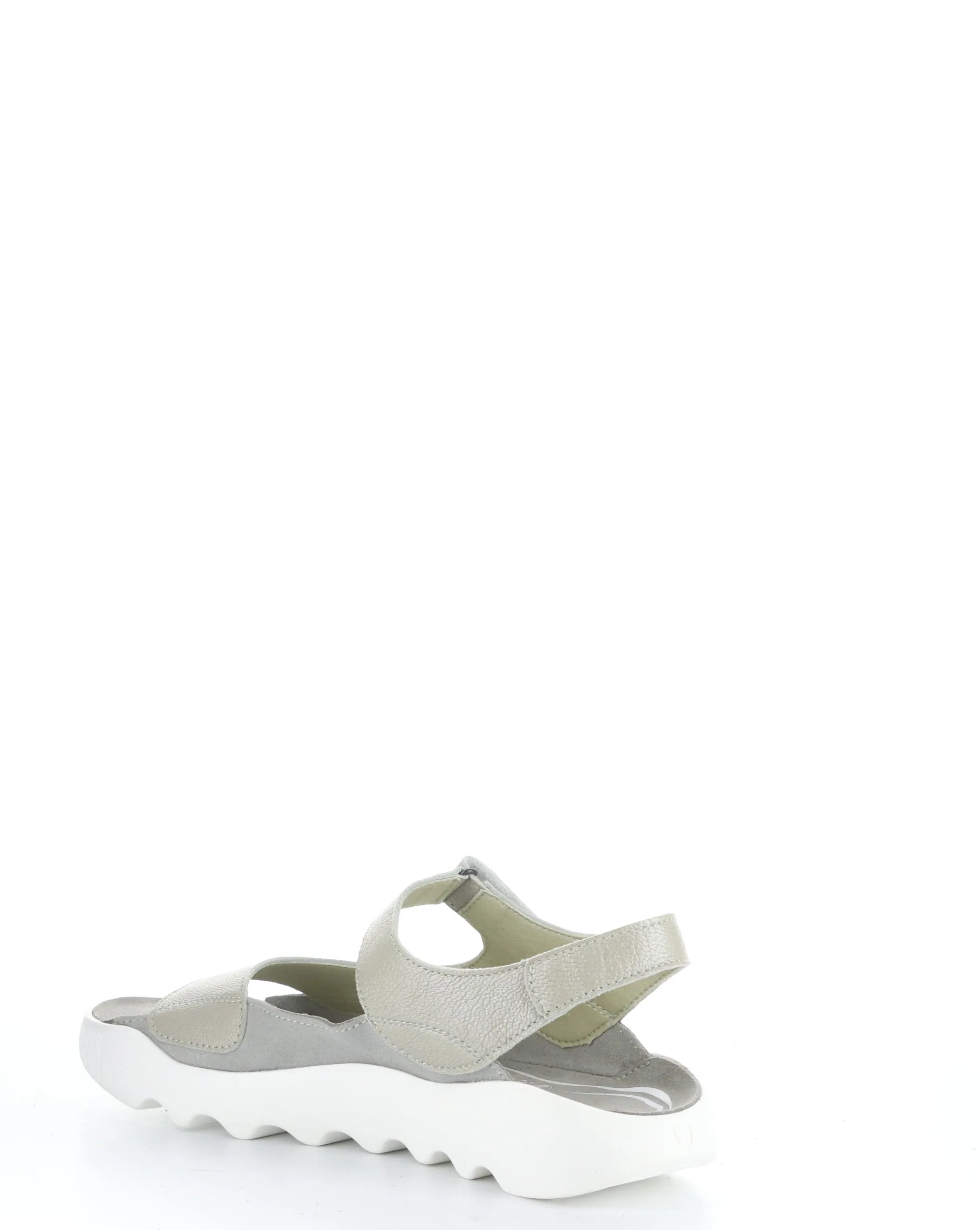 WEAL712SOF Silver Velcro Sandals