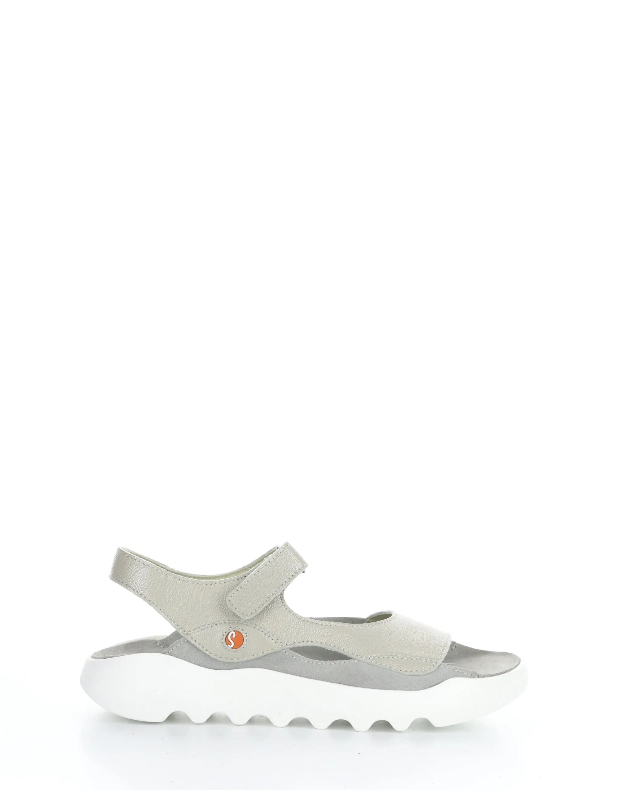 WEAL712SOF Silver Velcro Sandals