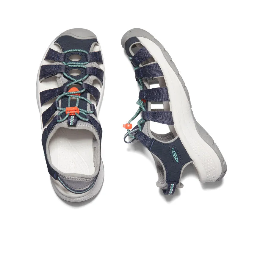 Women's Astoria West Sandal  |  Navy/Beveled Glass