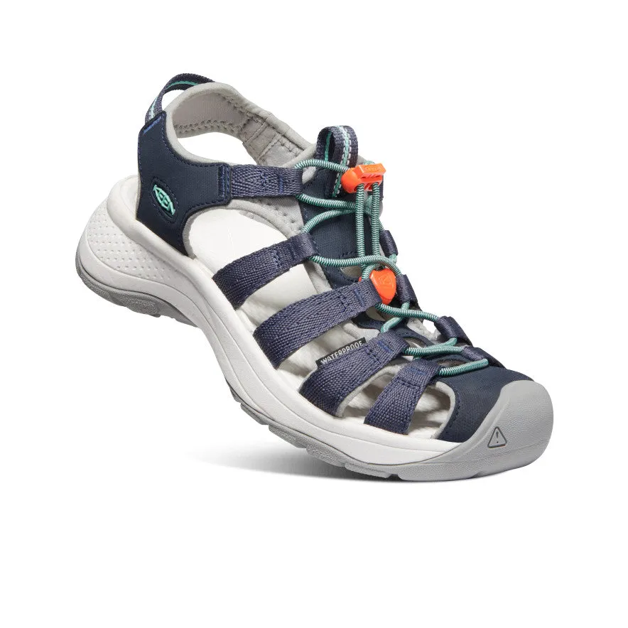 Women's Astoria West Sandal  |  Navy/Beveled Glass