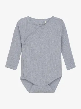 Wrap Body LS Rib - Gray Dawn