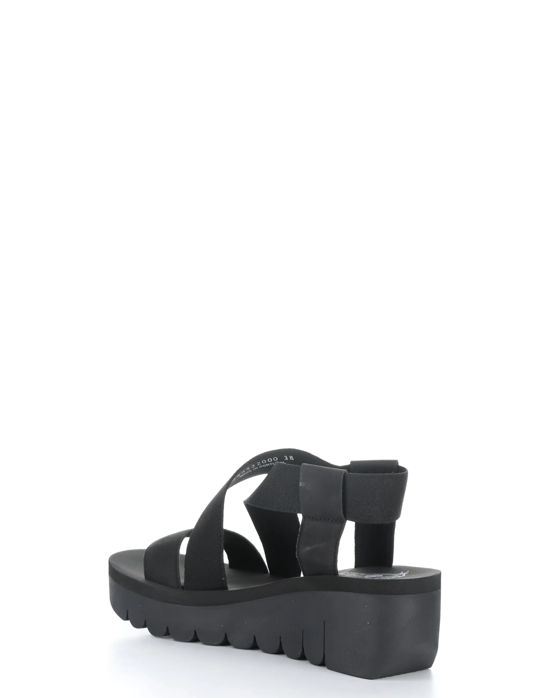 YABY922FLY 000 BLACK Elasticated Sandals