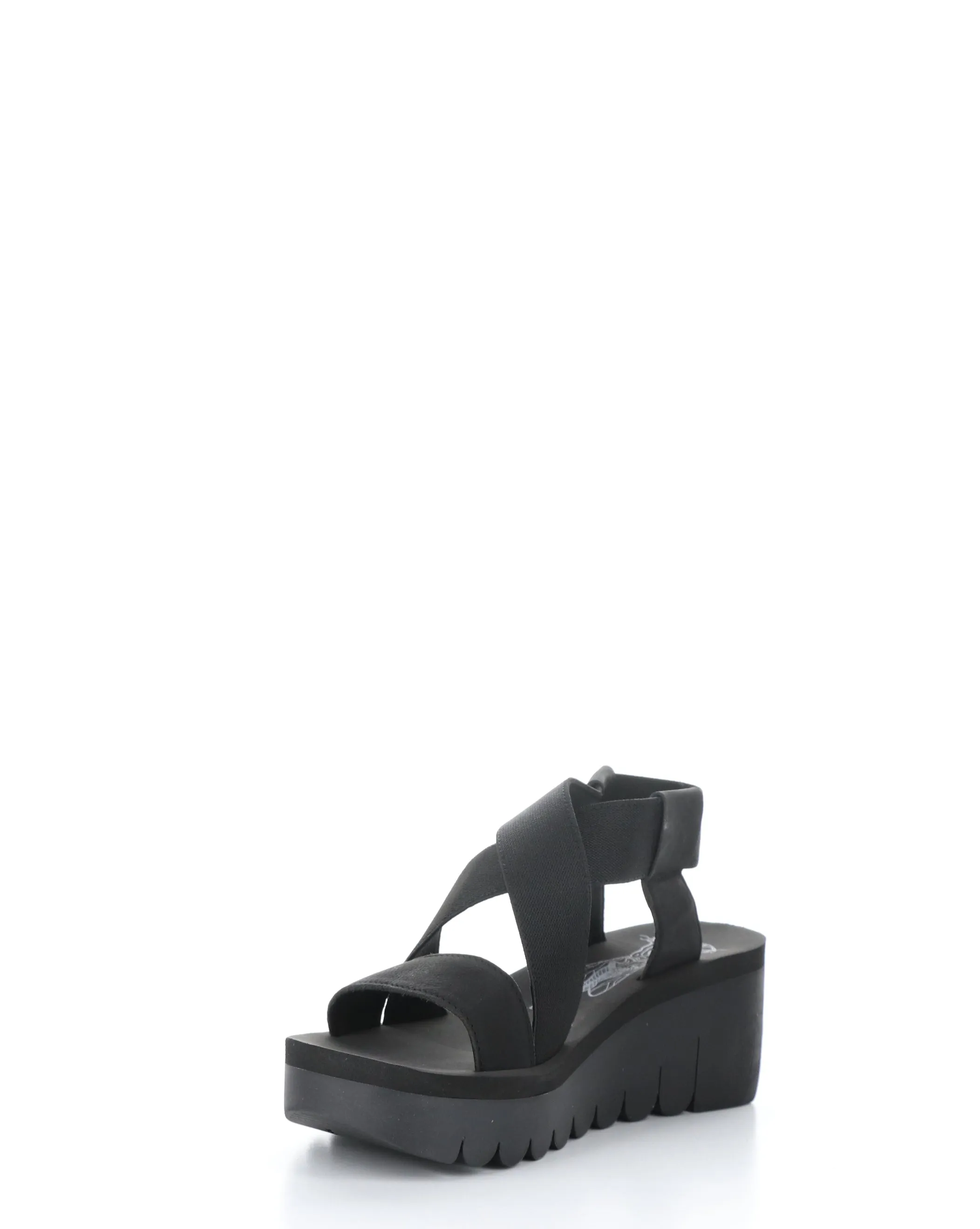 YABY922FLY 000 BLACK Elasticated Sandals