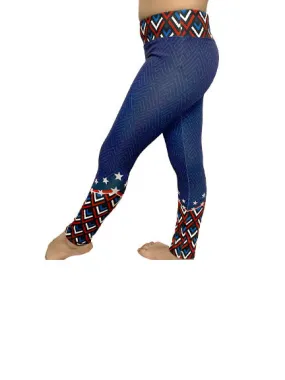 Youth Chevron Freedom Leggings